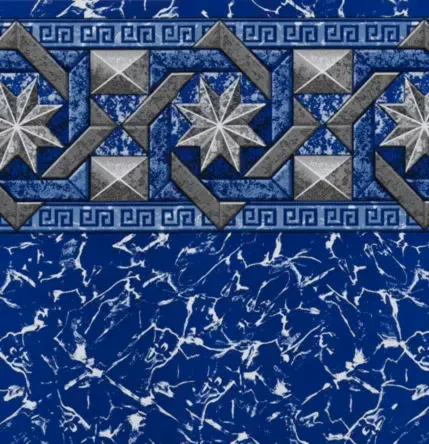 Evening Star pool liner pattern