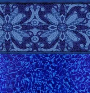 Agra Bahama pool liner pattern