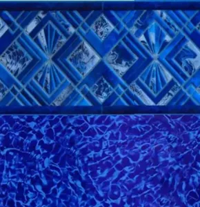Diamond Deco pool liner pattern