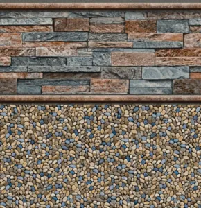 Pedra Fe pool liner pattern